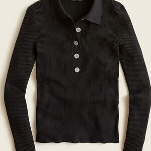 J. Crew Silk collared shirt